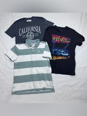 Abercrombie Kids Boys Top Bundle Size 9/10 Polo Back to the Future